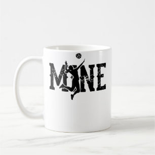 Meine süßen sportlichen Mädchen oder Wo Volleyball Kaffeetasse