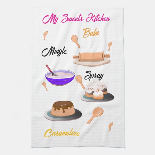 Meine Süßigkeiten Geschirrtuch (Vertikal)