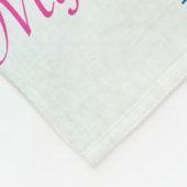 Meine Sweet Heart Daughter ist Personalisiert Fleecedecke (Ecke)