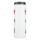 Meine Tabellenkalkulation sagt, ich bin ein großer Thermosbecher (Rückseite)