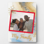 Meine Tabletop-Gedenktafel ist 12x18 mit einer Eas Fotoplatte (Vorderseite)