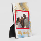 Meine Tabletop-Gedenktafel ist 12x18 mit einer Eas Fotoplatte (Seite)