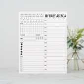 Meine Tagesagenda (Stehend Vorderseite)