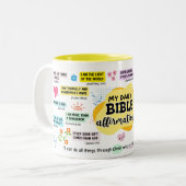 Meine tägliche Bibelnachweis-Tasse Zweifarbige Tasse (Vorderseite Links)