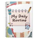 Meine tägliche Routine Notizblock (Vorderseite)