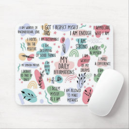 Meine täglichen Bejahungen Mousepad