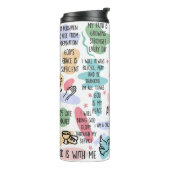 Meine täglichen Bibelnachweise Getränketumbler Thermosbecher (Nach links gedreht)