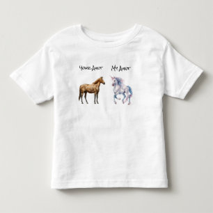 Meine Tante Dein Pferd Einhorn Kunst Humor Nichte Kleinkind T-shirt