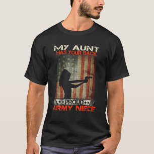 Meine Tante hat deinen Rücken - das Militär der  T-Shirt