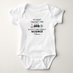 Meine Tante hat mir alles über Naturwissenschaften Baby Strampler