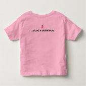 MEINE TANTE IS AN ATHLETE/BREAST CANCER KLEINKIND T-SHIRT (Rückseite)
