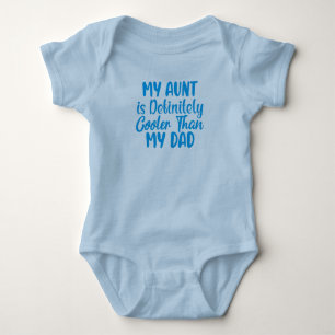 Meine Tante ist Cool als mein Vater Baby Bodysuit Strampler