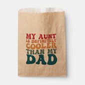 Meine Tante ist definitiv Cool als mein Vater Geschenktütchen (Vorderseite)