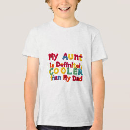 Meine Tante ist definitiv Cooler als mein Vater Tri-Blend Shirt