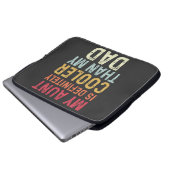 Meine Tante ist definitiv Cooler als mein Vater wi Laptopschutzhülle (Vorne Knopf)