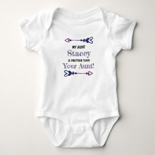 Meine Tante ist Hübsch als dein Tante Baby Strampler