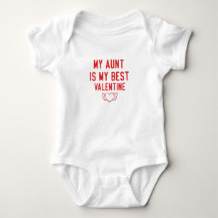 Meine Tante ist mein bester Valentiner, Valentiner Baby Strampler