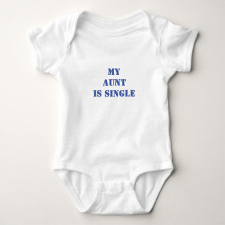 Meine Tante ist Single Baby Bodysuit Strampler