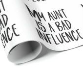 meine Tante ist T - Shirts einer schlechte Geschenkpapier (Rolleneckpunkt)