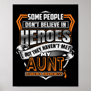 Meine Tante kämpft gegen Leukämie Bewusstsein 2 Poster