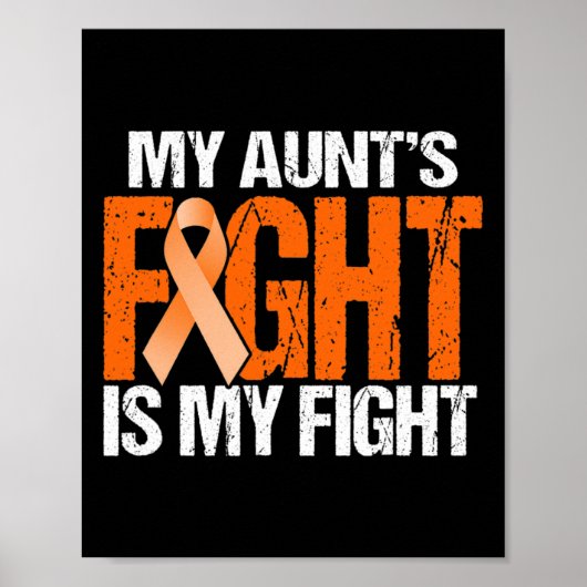 Meine Tante kämpft gegen Leukämie oder Poster (Vorne)