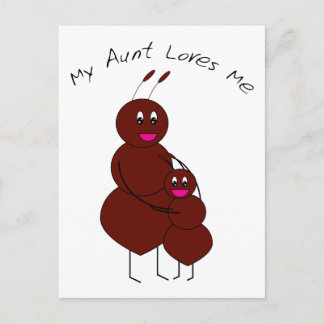 Meine Tante Lieben Ich Postkarte