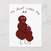 Meine Tante Lieben Ich Postkarte (Vorderseite)
