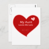 Meine Tante Lieben Postkarte (Vorne/Hinten)