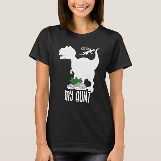 Meine Tante rex Tante Beste Mutter T-Shirt (Vorderseite)