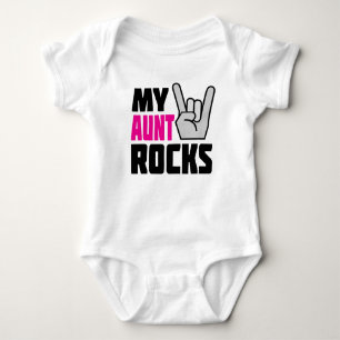 Meine Tante Rocks - lustiger Baby-Strampler Baby Strampler