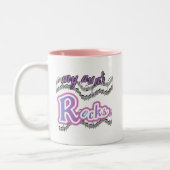 Meine Tante Rocks Tshirts und Geschenke Zweifarbige Tasse (Links)