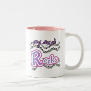 Meine Tante Rocks Tshirts und Geschenke Zweifarbige Tasse