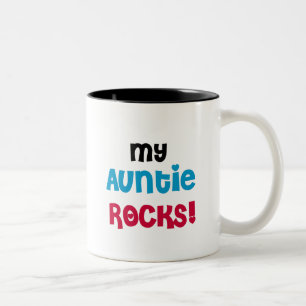 Meine Tante Rocks Tshirts und Geschenke Zweifarbige Tasse