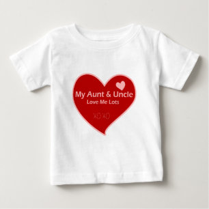 Meine Tante und Onkel Liebe Baby T-shirt