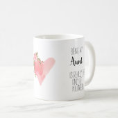 Meine Tante zu sein ist das einzige Geschenk, das  Kaffeetasse (VorderseiteRechts)