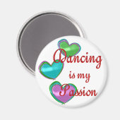 Meine tanzende Leidenschaft Magnet (Vorderseite/Rückseite)