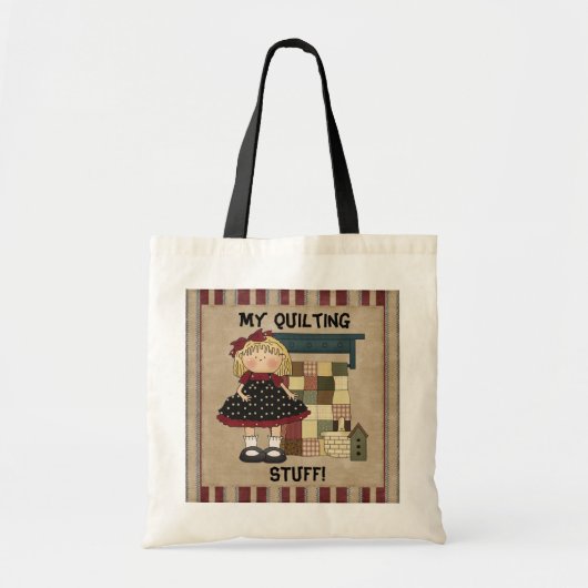 Meine Tasche mit Quiltote (Vorne)