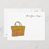 Meine Tasche, pack Deine Taschen... Postkarte (Vorne/Hinten)