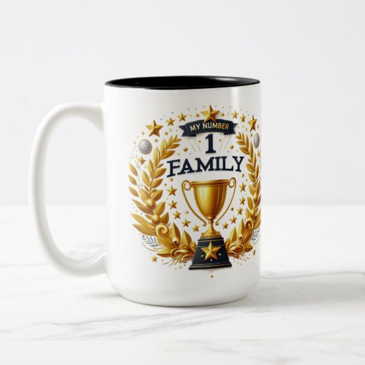 Meine Tasse für den Kaffee der ersten Familie (Links)