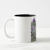 Meine Tasse "Grace Purple Flowers Bible Verse" (Links)
