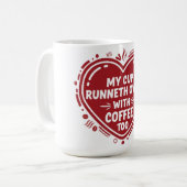 Meine Tasse läuft über… Auch mit Kaffee Tasse (Vorderseite Links)