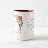 Meine Tasse läuft über blumengeschmückte Christlic (Mittel)