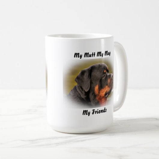 Meine Tasse Mutt meine Freunde. (VorderseiteRechts)