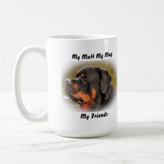 Meine Tasse Mutt meine Freunde. (Links)