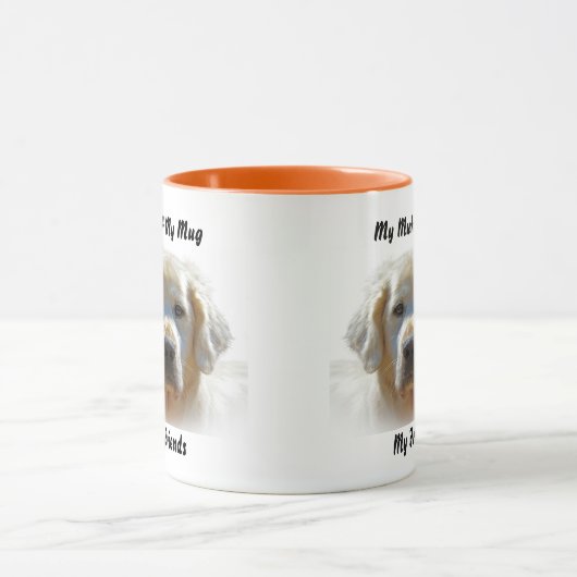 Meine Tasse Mutt meine Freunde. (Zentrum)