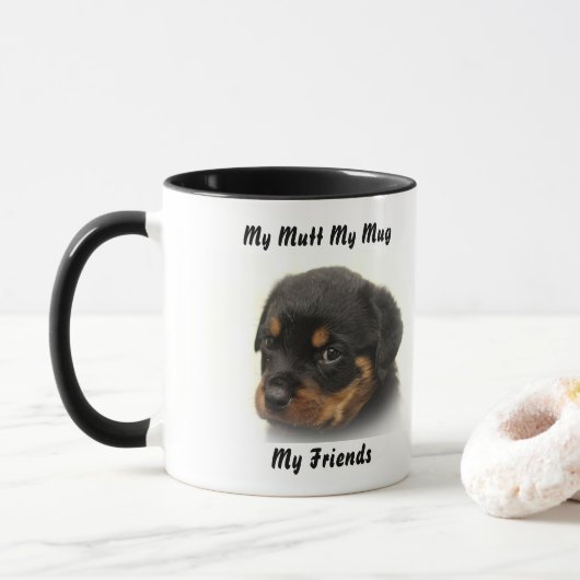 Meine Tasse Mutt meine Freunde. (Mit Donut)