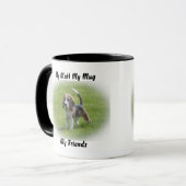 Meine Tasse Mutt meine Freunde. (Vorderseite Links)