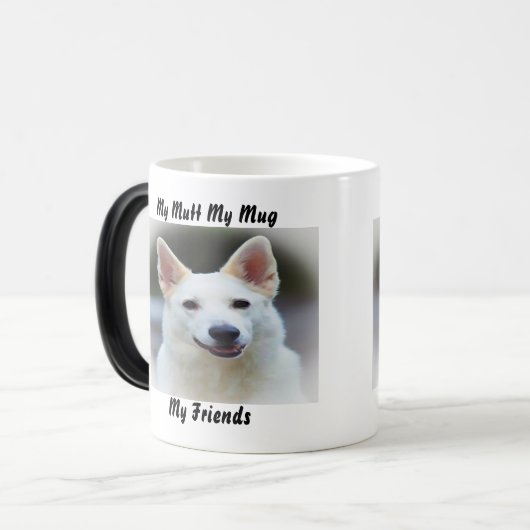 Meine Tasse Mutt meine Freunde. (Vorderseite Links)
