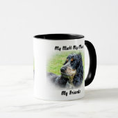 Meine Tasse Mutt meine Freunde. (VorderseiteRechts)