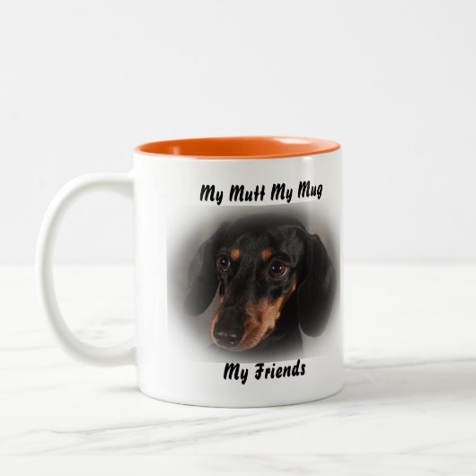 Meine Tasse Mutt meine Freunde. (Links)